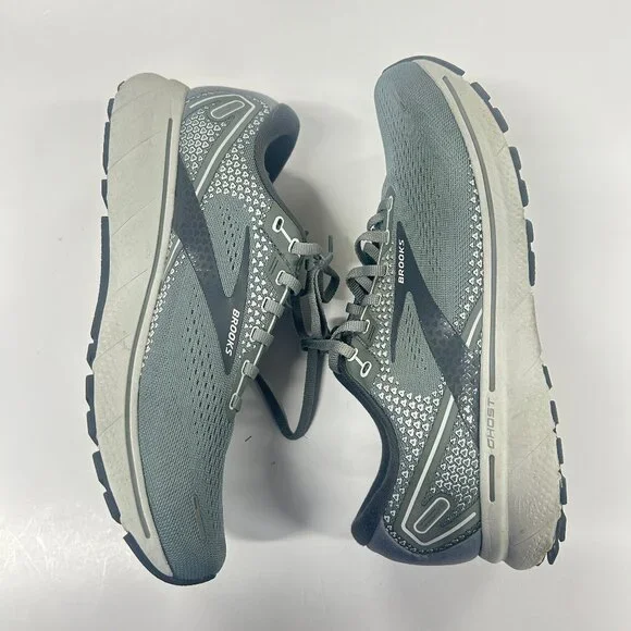 Brooks Ghost 14 Men’s Size 10 Gray Running Shoes Cushioned Sneakers dad sneaker